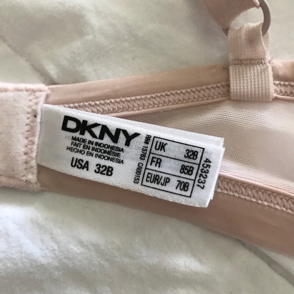 🛍 Light pink DKNY bra 32B - Picture 3 of 3